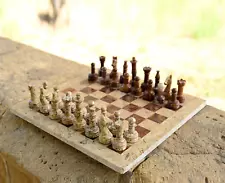 Handmade Marble Chess Set Fathers day sale gift Gifts for father Gift for dad