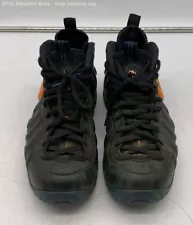 Nike Air Foamposite Pro Men's Black/Orange-Navy Sneakers Size 10