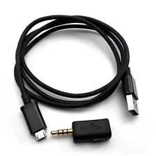 Original Sonim 3.5mm Adapter+3FT USB Cable Bolt XP1520 XP3400 XP5560 XP5520 XP