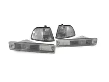 DEPO Clear Corner + Bumper Signal Lights For 1990-1991 Honda Civic 3DR Hatchback (For: 1991 Civic)