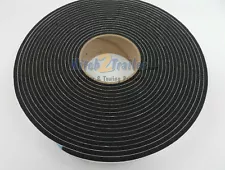 Truck cap topper shell camper foam mounting tape seal 1 1/2" width Black TP150