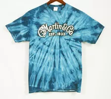 Official Martin Pinwheel Tie-Dye Tee Shirt #18CM0168@ LA Guitar Sales