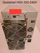 Goldshell HS5 Handshake Siacoin Miner for Sale - Excellent 2.7TH 5.4TH