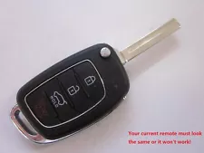 OEM 2017-2019 HYUNDAI SANTA FE FLIP KEY KEYLESS REMOTE FOB UNCUT TQ8-RKE-4F31 (For: 2017 Hyundai Santa Fe)