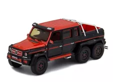 ERA CAR MB196X6RF06 MERCEDES BENZ G63 AMG 6x6 PICK UP TRUCK 1/64 RED BLACK