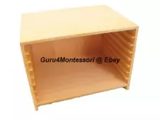 NEW Montessori Geography Family Set- Small Board Map Cabinet for 8 Board Maps