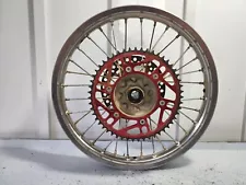 04 05 06 07 08 09 HONDA CRF250R REAR WHEEL / RIM - *STRAIGHT* - 19X1.85 (For: 2009 CRF250R)