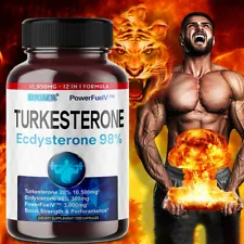 Ecdysterone 98% Supplement for Maximum Muscle Growth 30/60/120 Capsules