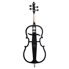 New School Band Full Size 4/4 Electric Cello with Case Bow Rosin Bag Earphone