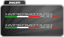 2 Adhesives Ducati Hypermotard 1100 Sp With Flag All Colours