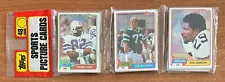 vintage 1981 TOPPS FOOTBALL RACK PACK POSSIBLE JOE MONTANA RC ROOKIE - 48 CARDS