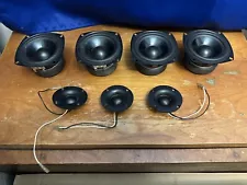 Bay Audio 4" Midrange Speakers + Tweeters Lot - Model 940