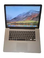 Apple 2011 Macbook Pro 15" 2GHz i7 8GB RAM 500GB Sata A1286 High Sierra AcAdapt