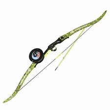 PSE Kingfisher Green Recurve Bowfishing Bow Package 56 inch with Arrow Reel RH