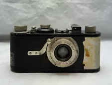 LEITZ LEICA 1a RANGEFINDER CAMERA W/ ELMAR 50MM F3.5 LENS ~ c1930