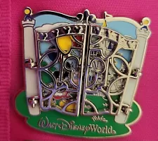 WDW Disney Castle Open Gate Trading Pin