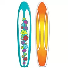 Jointed 5-Foot Cardboard Surfboard Surf Beach Surfboard Party Decorations