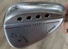 Callaway Mack Daddy 4 Chrome 56* 10 S-Grind Graphite Shaft R•Milled Wedge