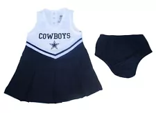 Dallas Cowboys 2 Piece Cheerleader Outfit Navy And White - FREE SHIPPING