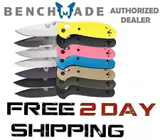 Benchmade Mini Griptilian 556 Pocket Knife PARDUE DROP PT GRIP AXS STUD 556