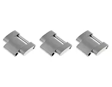 3 PCS SOLID LINKS FOR OYSTER WATCH BAND ROLEX SEADWELLER 16600 16660 STAINLESS S