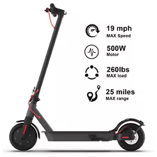 Hiboy S2 Pro Folding Electric Scooter Up to 25 Miles 19 mph with 10" Solid Tires