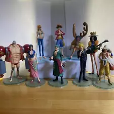 ONE PIECE Straw Hat Crew Set Figure lot of 9 Set sale Luffy Nami Flunky Blook