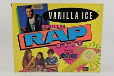 Vanilla Ice Electronic Rap Game 1991 International Games Complete w/ Box Tested