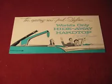 1957 Ford Skyliner Retractable Hardtop Sales Brochure - Original