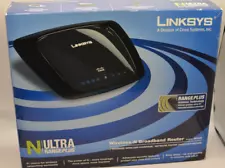 Linksys ultra range plus wireless -N Broadband Router WRT160N V2 by Cisco "NEW"