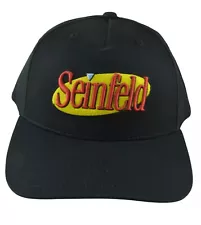 Seinfeld Black Adjustable Snapback Hat Officially Licensed "Show About Nothing"