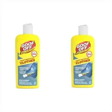 (2 Pack) Goof Off Paint Remover for Clothes, Removes Latex Paint 8 oz.