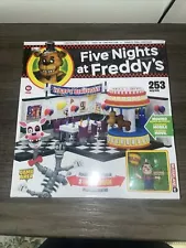 UNOPENED McFarlane Toys Five Nights At Freddy's Game Area Lego Building Set RARE