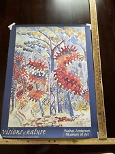 Walter Anderson “Fall Woods” Poster 20 x 26 Visions in Nature