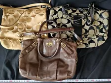 Pre-Owned wholesale Bulk sale lots of used Coach hand bags 3-PCS set-g0429-1