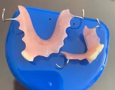 CUSTOM MISSING TEETH FLIPPER/ StayPlate for Upper Lower (Hard Acrylic MATERIAL)