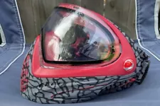 Dye Invision i4 2015 Skinned Red Paintball Mask