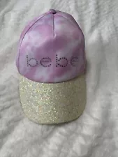 Bebe For Girls Pink With Bling Hat Strapback