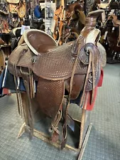 15” Hereford Association Tree Saddle Western Ranch Roping