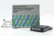 [Top MINT in Box ] Mamiya Waist Level Finder S Sports Mask For M645 1000s JAPAN