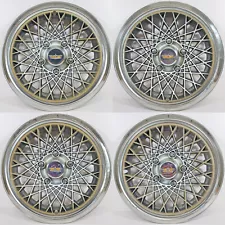 1977-1987 Chevrolet Caprice # 3081B 15" Diamond Hubcaps / Wheel Covers 00463226 (For: 1977 Chevrolet Caprice)