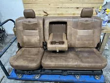 OEM 1999-2007 FORD F250 F350 KING RANCH CREW CAB REAR BENCH SEATS