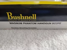 Bushnell Magnum Phantom 1.3x Pistol Handgun Scope Gloss with A Ruger Base