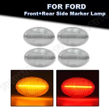 4pcs For 99-10 Ford F350 F450 Super Duty Dually Bed Fender LED Side Marker Light (For: Ford F-350 Super Duty)