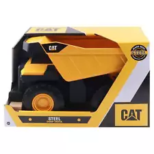 Cat Steel Toy Dump Truck - 17" free wheeling Dump Truck made with real steel