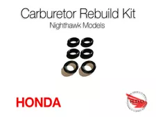 Nighthawk 750 650 550 Honda Carb Fuel Tube Connector orings oring seals CB cb (For: More than one vehicle)