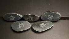 Star of David Visitation Stones Set of 5, Remembrance Stones