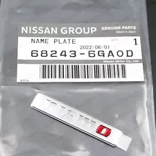 GENUINE NISSAN 2015-2022 370Z JDM NAME PLATE LOGO ORNAMENT NISMO 68243-6GA0D