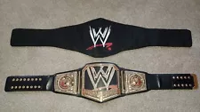 New ListingWWE Championship Official Authentic Replica Title Belt 2013 Scratch Logo Rock