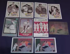 10 ted williams baseball cards boston red sox